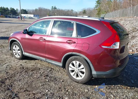 2012 Honda Cr-V Ex-L из США, поврежденный, VIN 5J6RM4H75CL050507